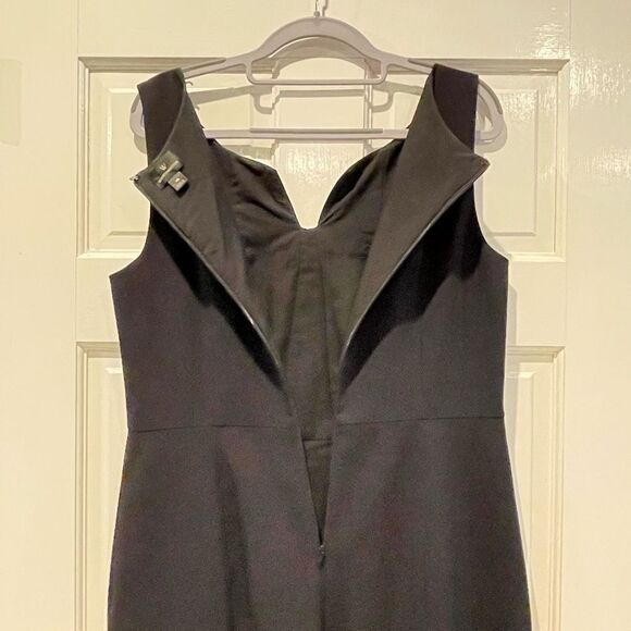 Worthington Classic‎ Sleeveless U-Neck Midi Career Sheath Dress Black Size 10 - Picture 5 of 8